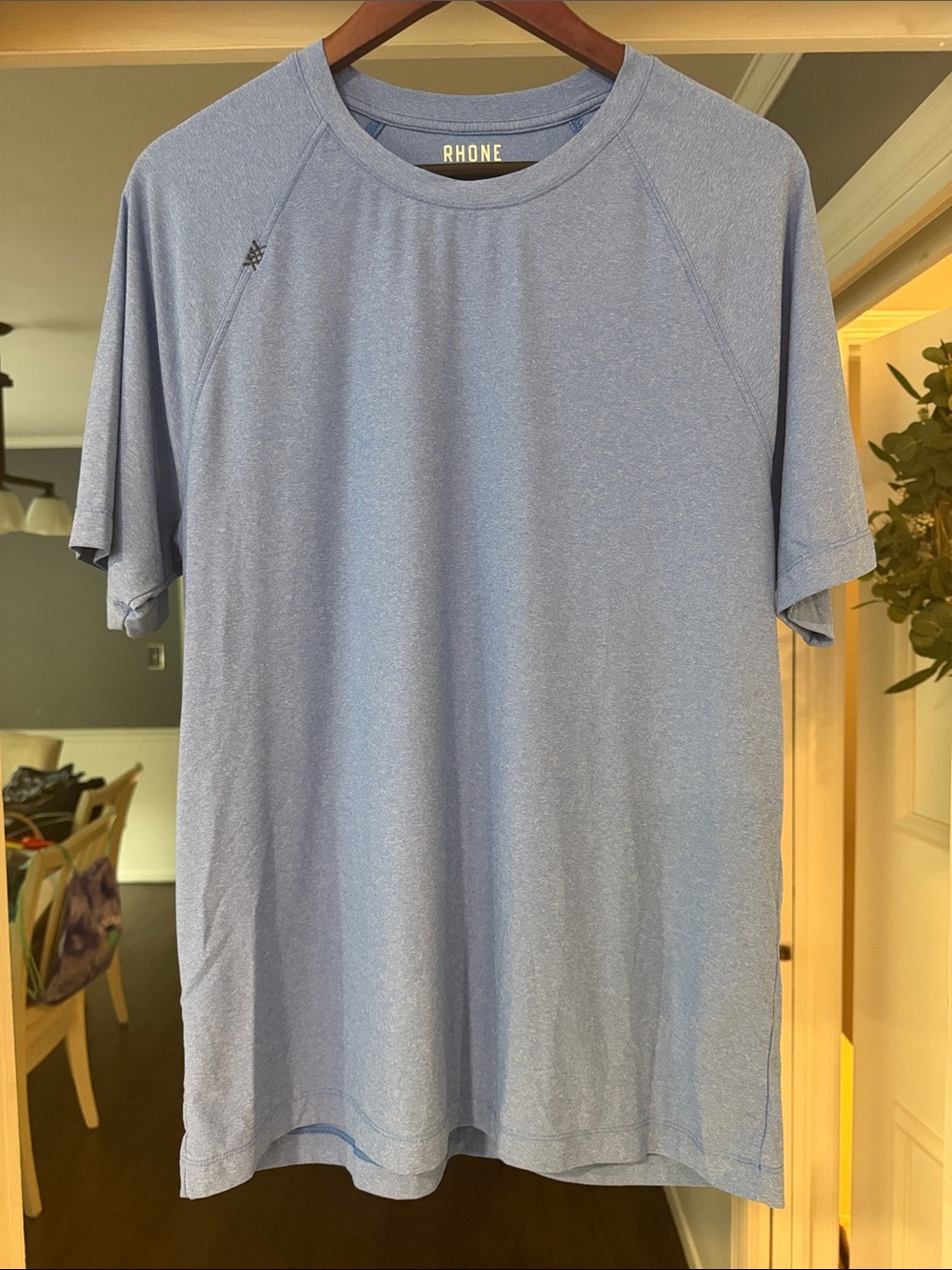 RHONE Reign Light Blue Short-Sleeve Performance Tee